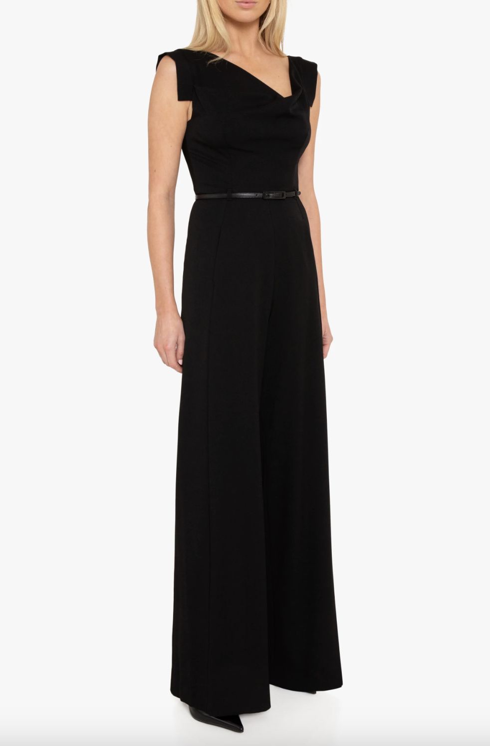 Black Halo Jackie O Jumpsuit, Color: Black, Size: 0