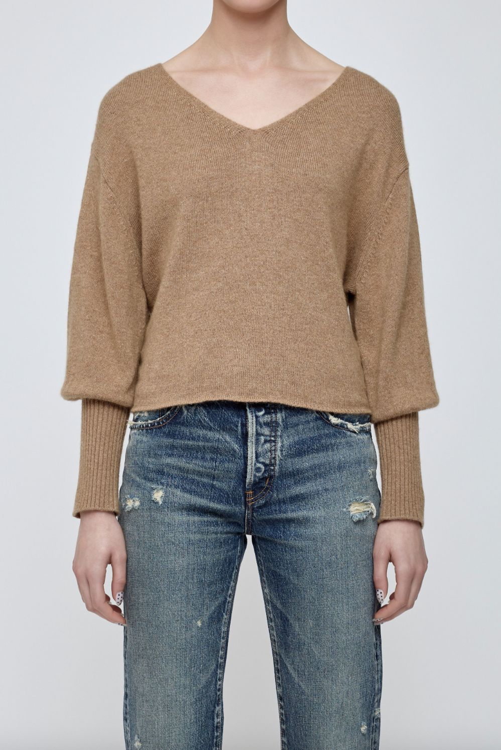 Moussy 2Face Dolman Knit Sweater