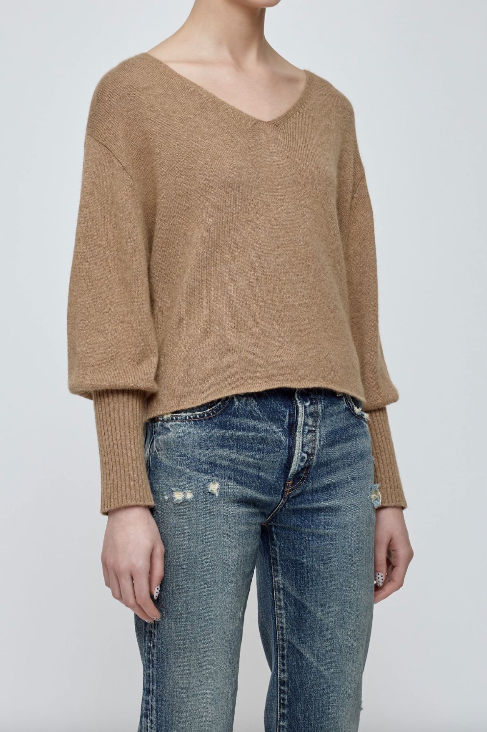 Moussy 2Face Dolman Knit Sweater