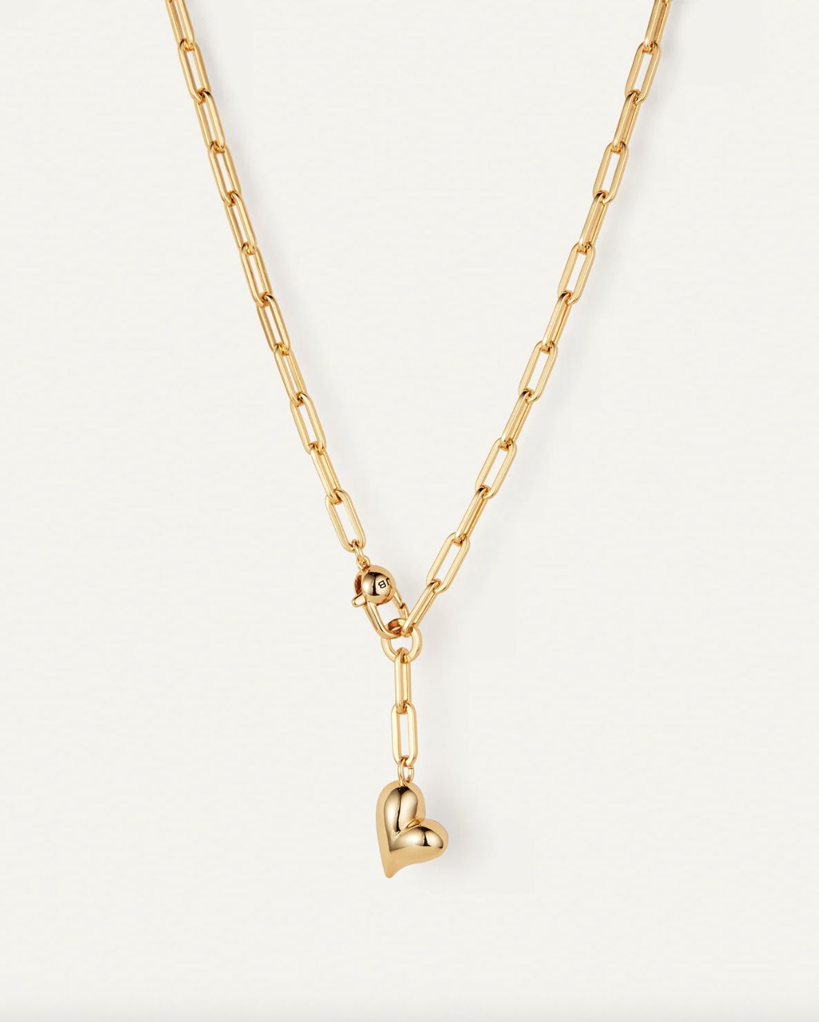 Jenny Bird Puffy Heart Necklace