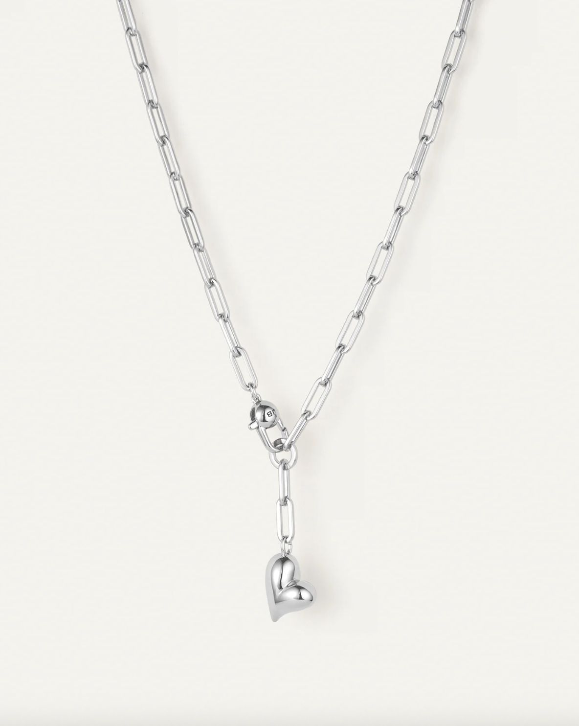 Jenny Bird Puffy Heart Necklace
