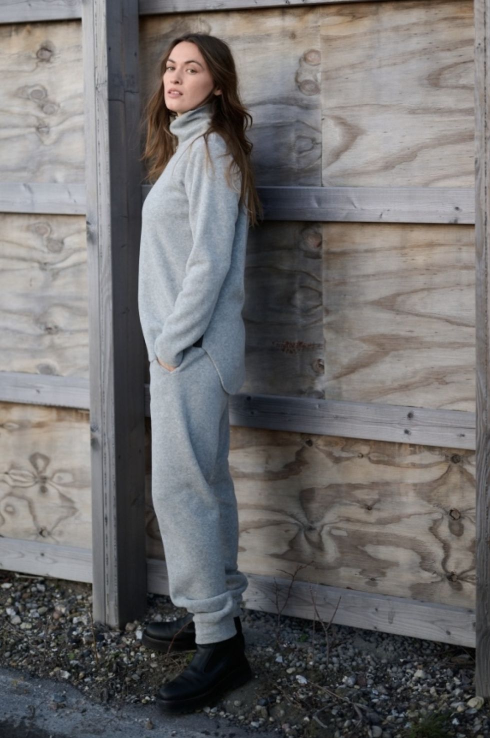 Henriette Steffensen Turtleneck in Light Grey
