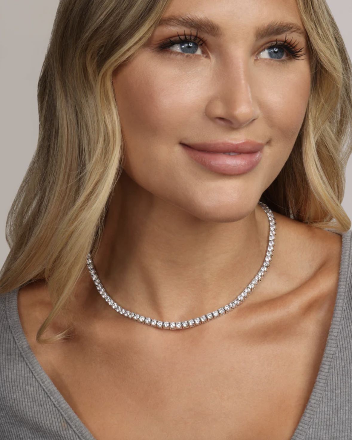 Melinda Maria 16&quot; Heiress Tennis Necklace