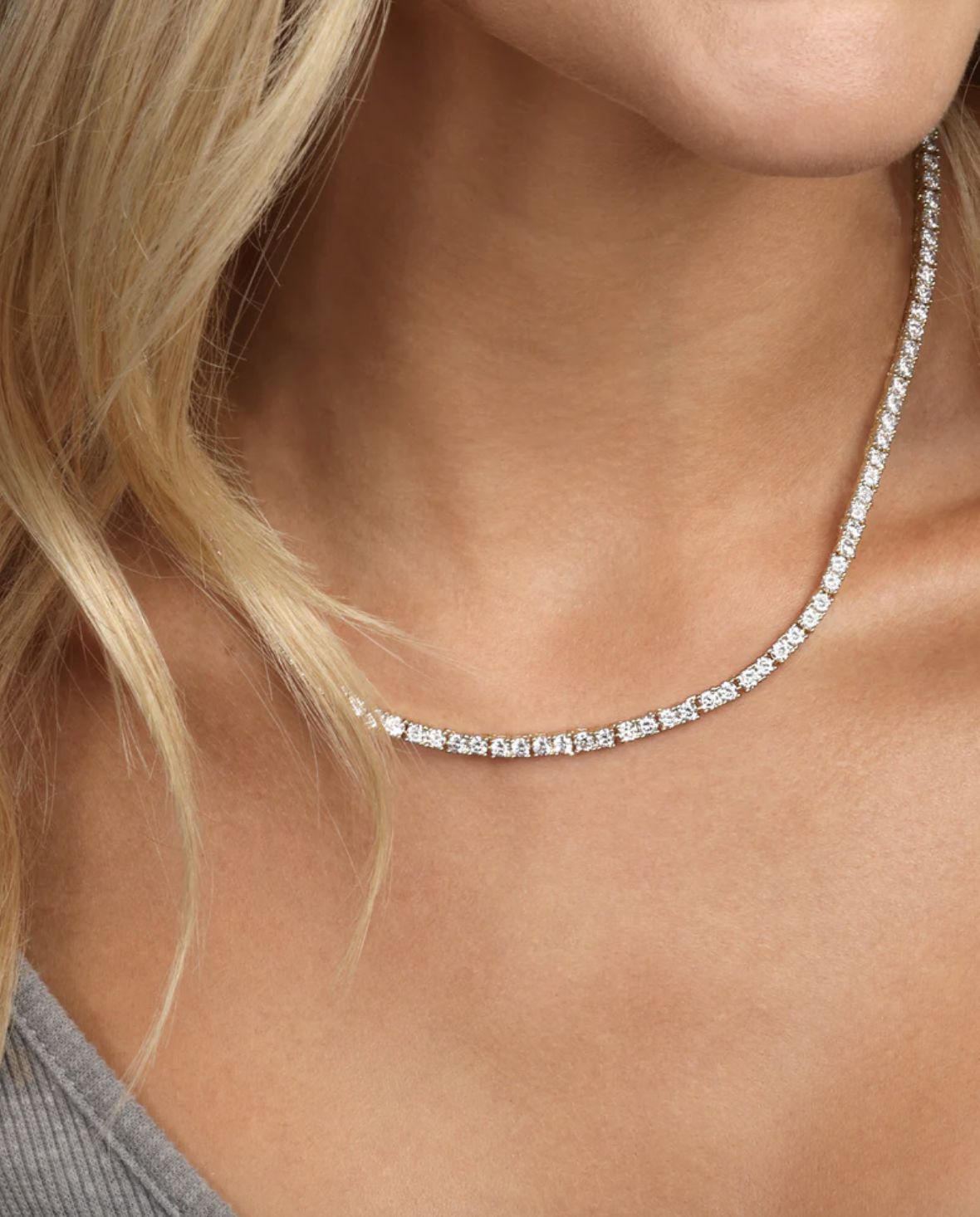 Melinda Maria 16&quot; Heiress Tennis Necklace