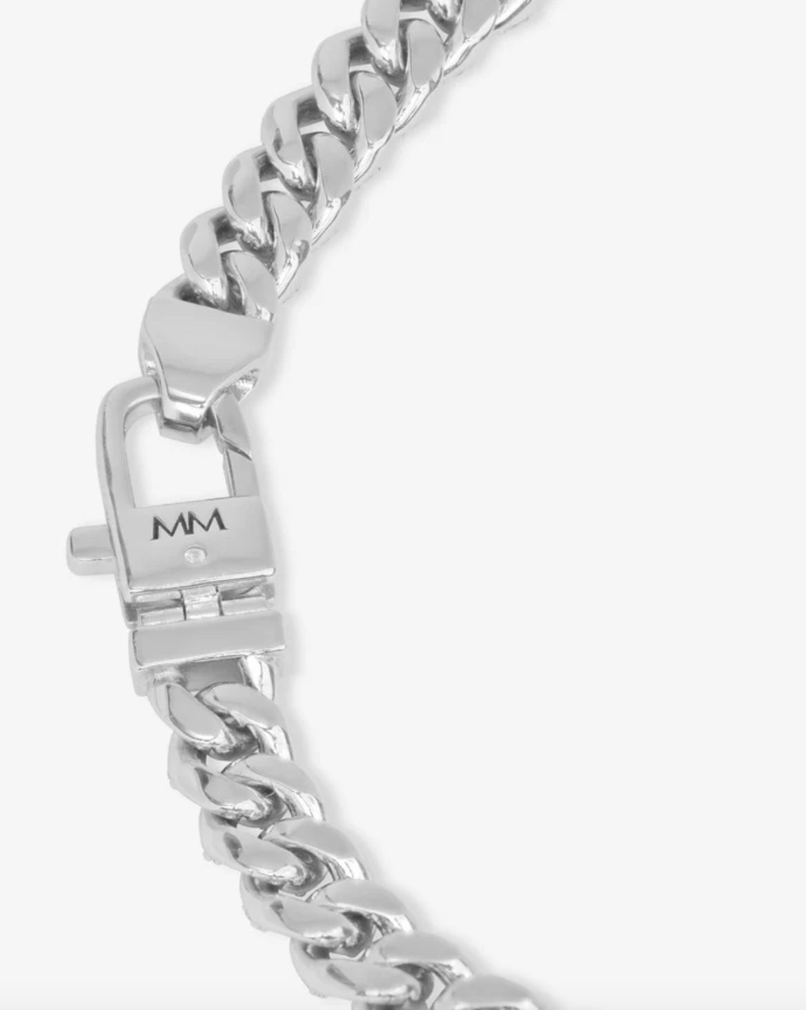 Melinda Maria Pave Julian Cuban Chain Bracelet