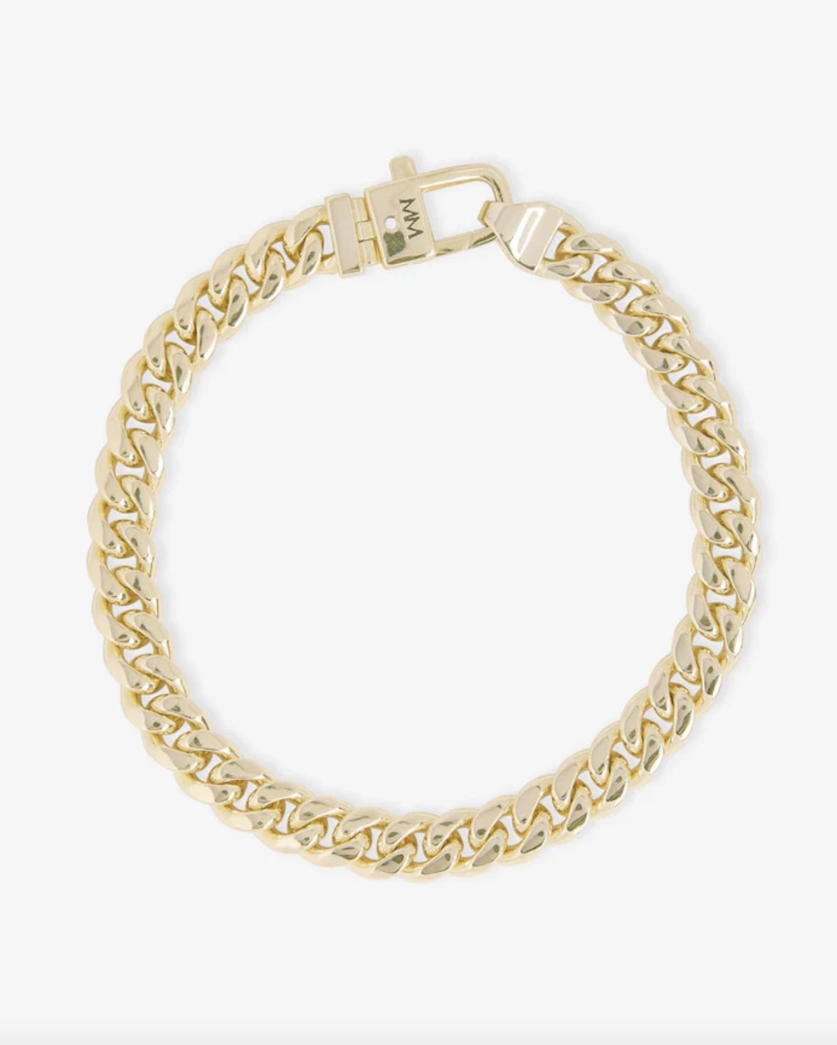 Melinda Maria Pave Julian Cuban Chain Bracelet