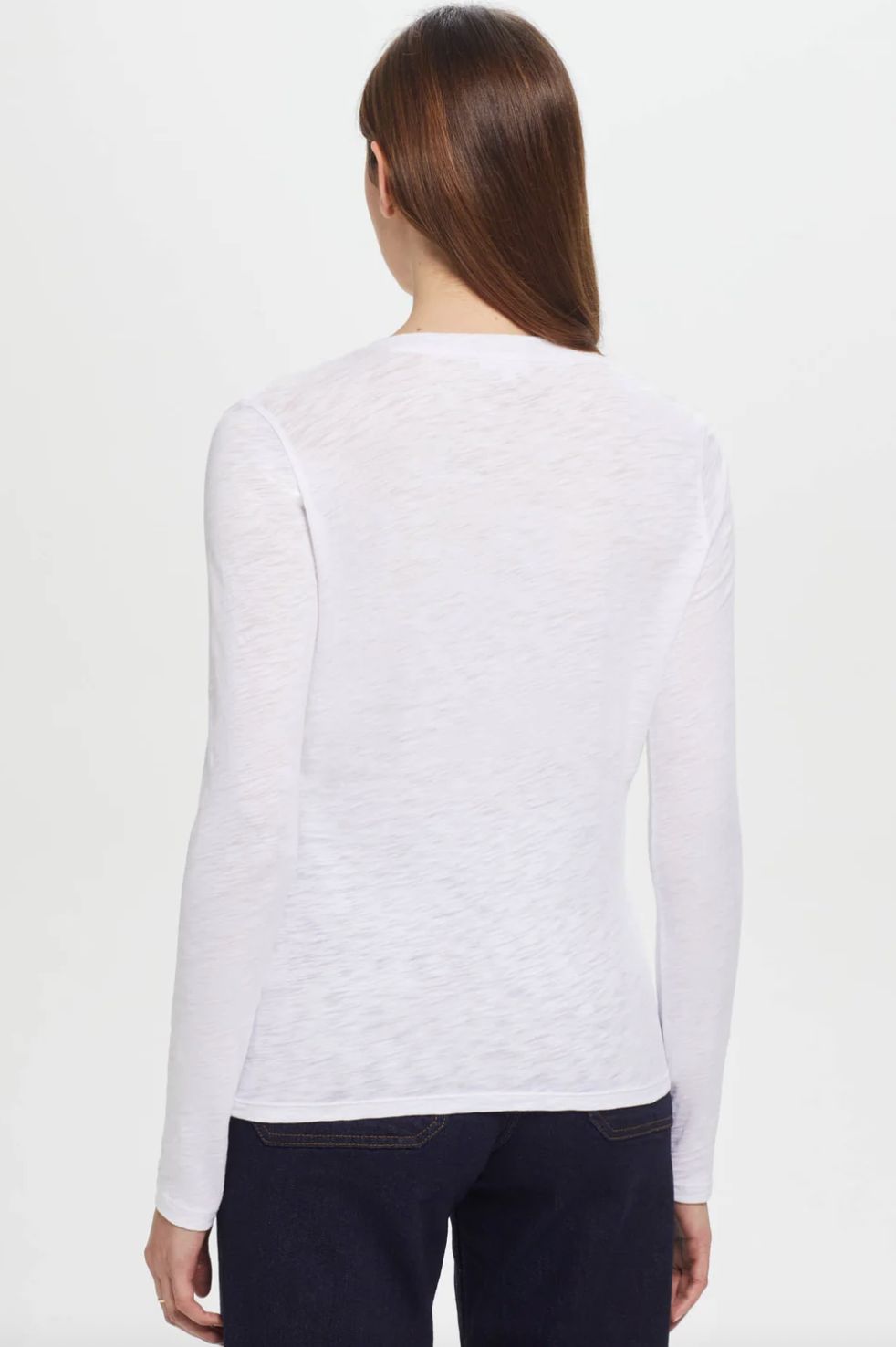 Goldie Long Sleeve Shimmer Placket Henley