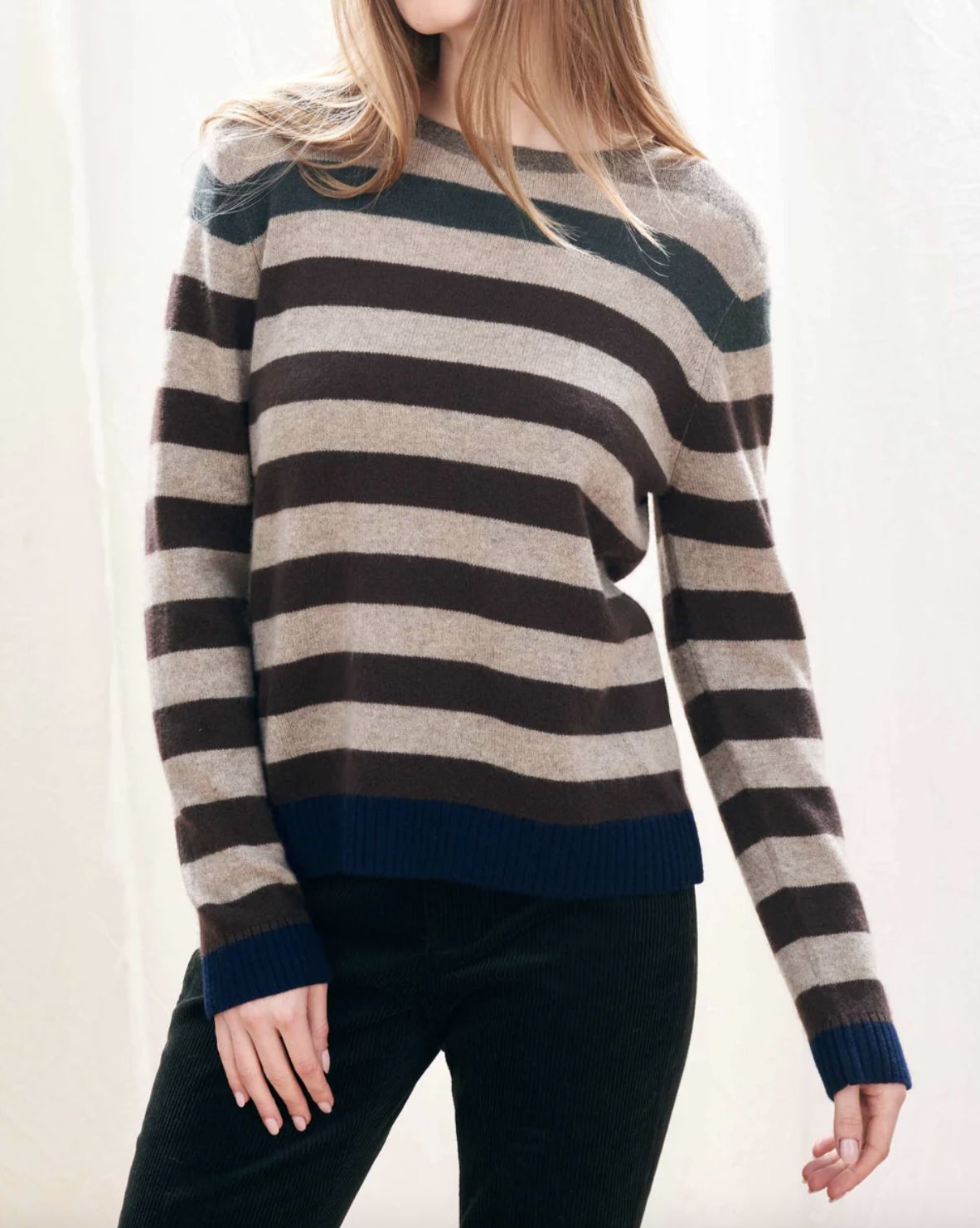 Jumper Gradient Stripe Crew