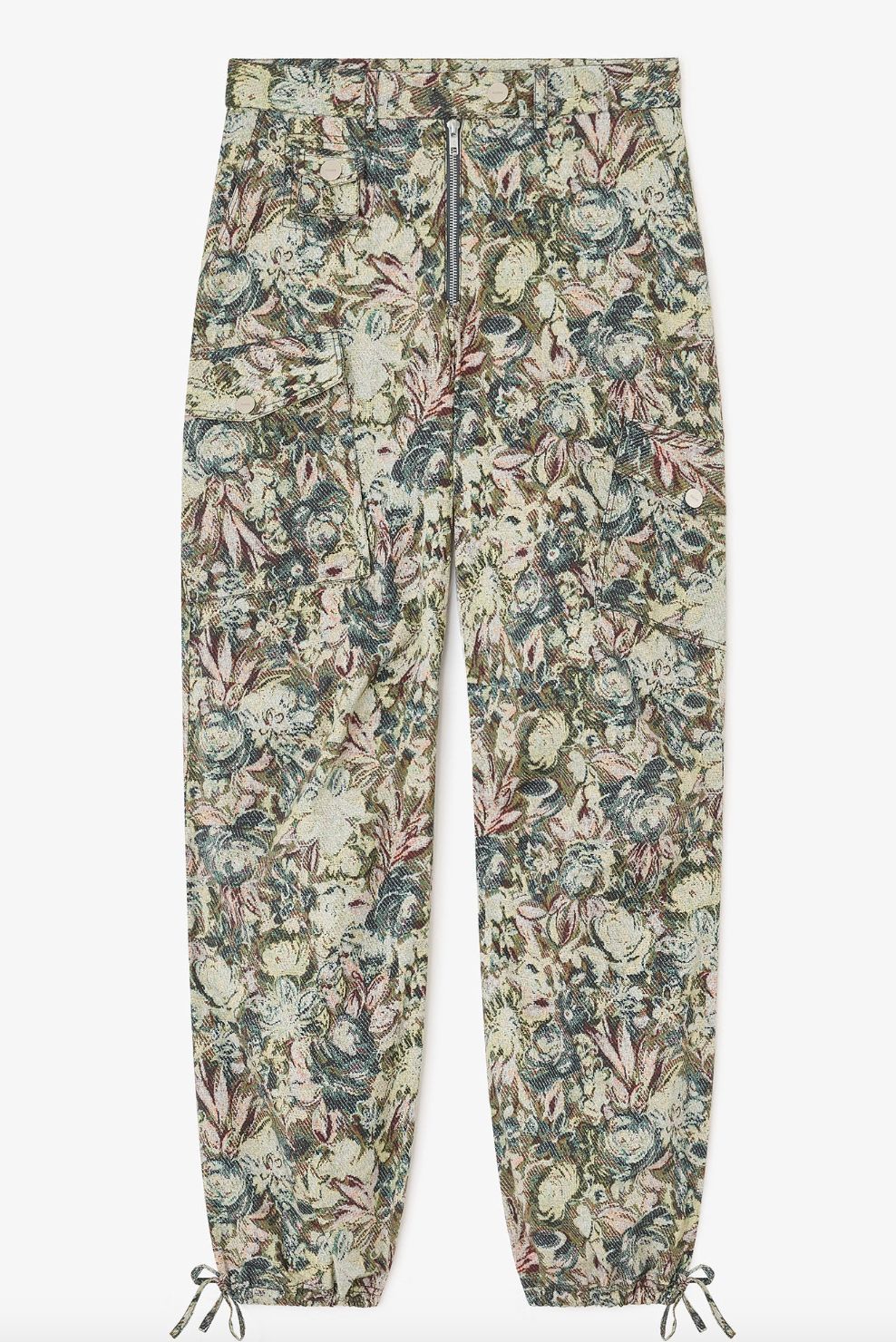 Ganni Tapestry Printed Stretch Cargo Pant