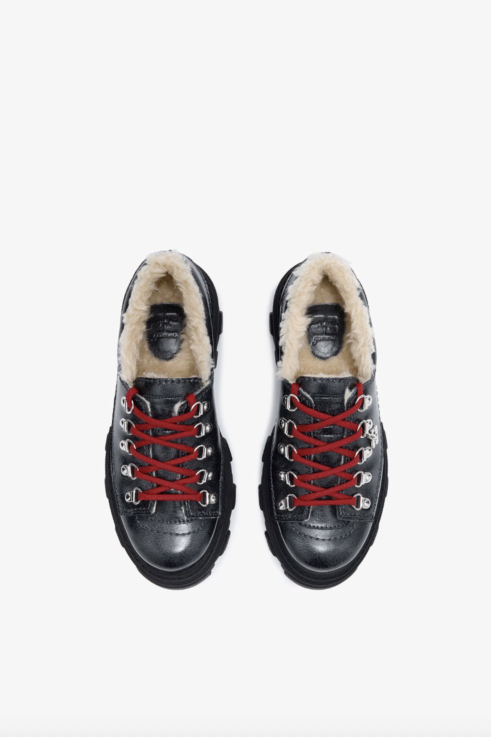Ganni Cleated Derby Vintage Shoe