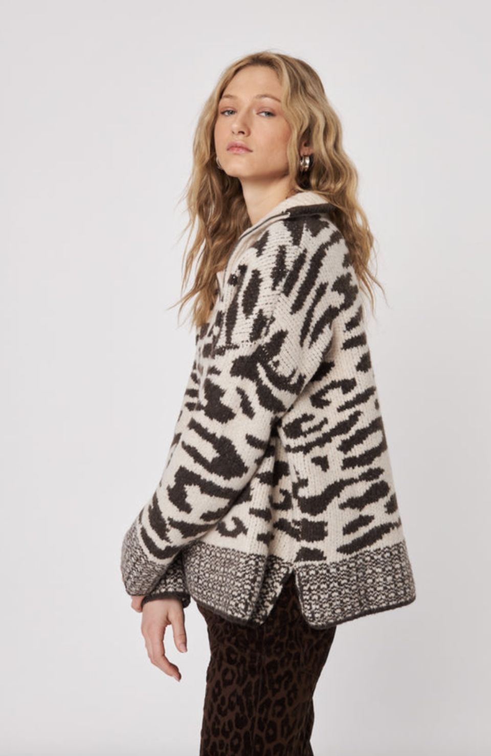 John &amp; Jenn Stirling Animal Kingdom Sweater