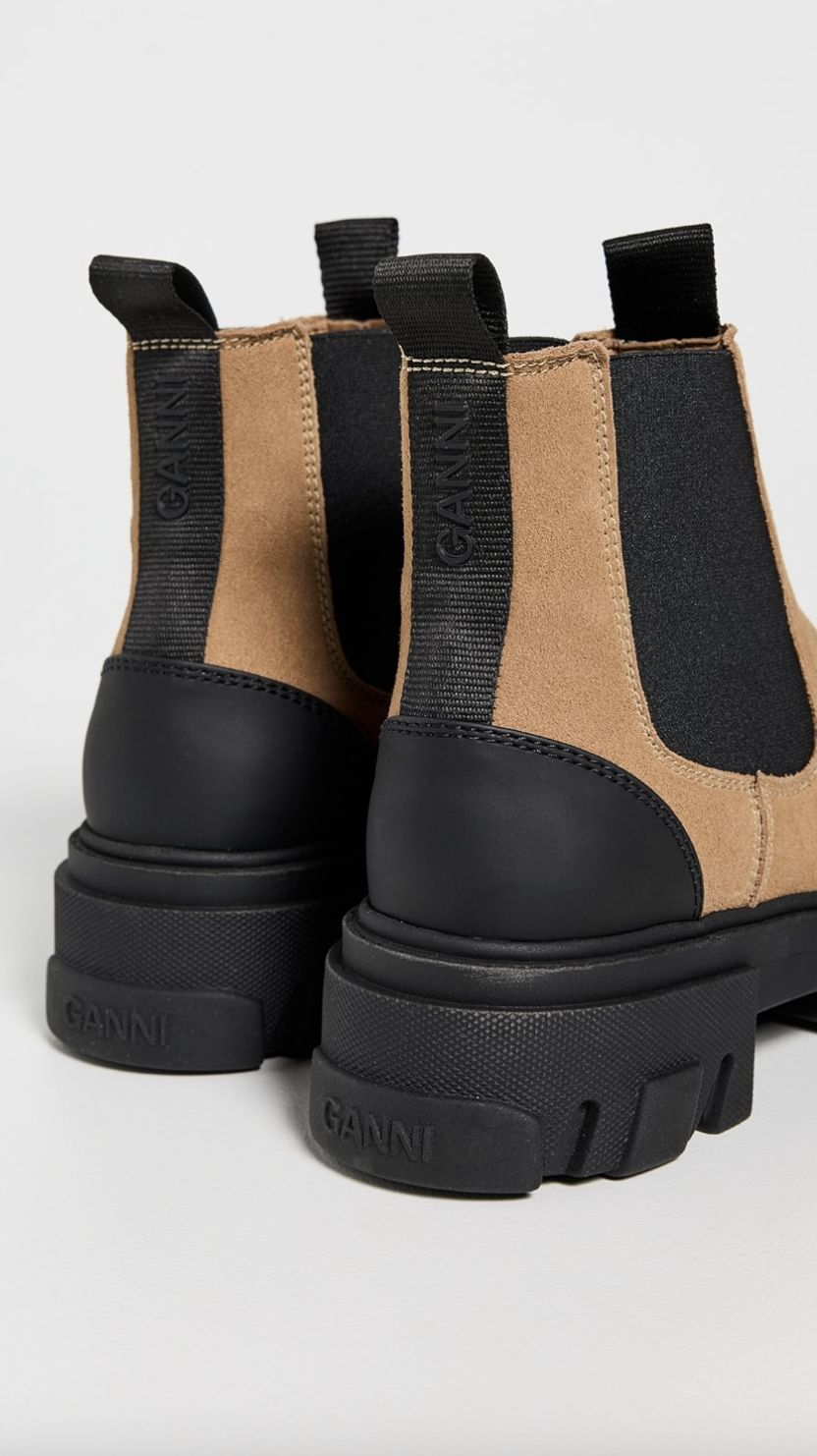 Ganni Cleated Low Chelsea Boot