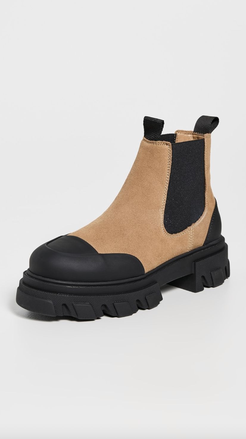 Ganni Cleated Low Chelsea Boot