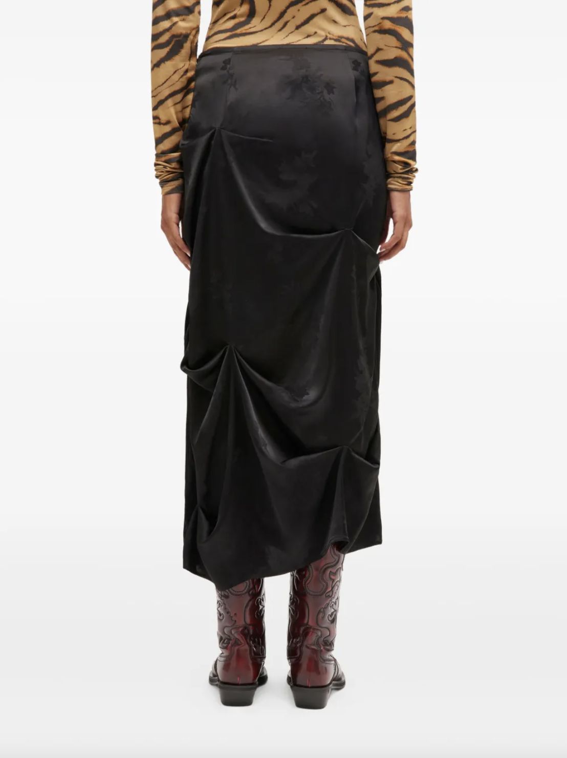 Ganni Jacquard Long Skirt