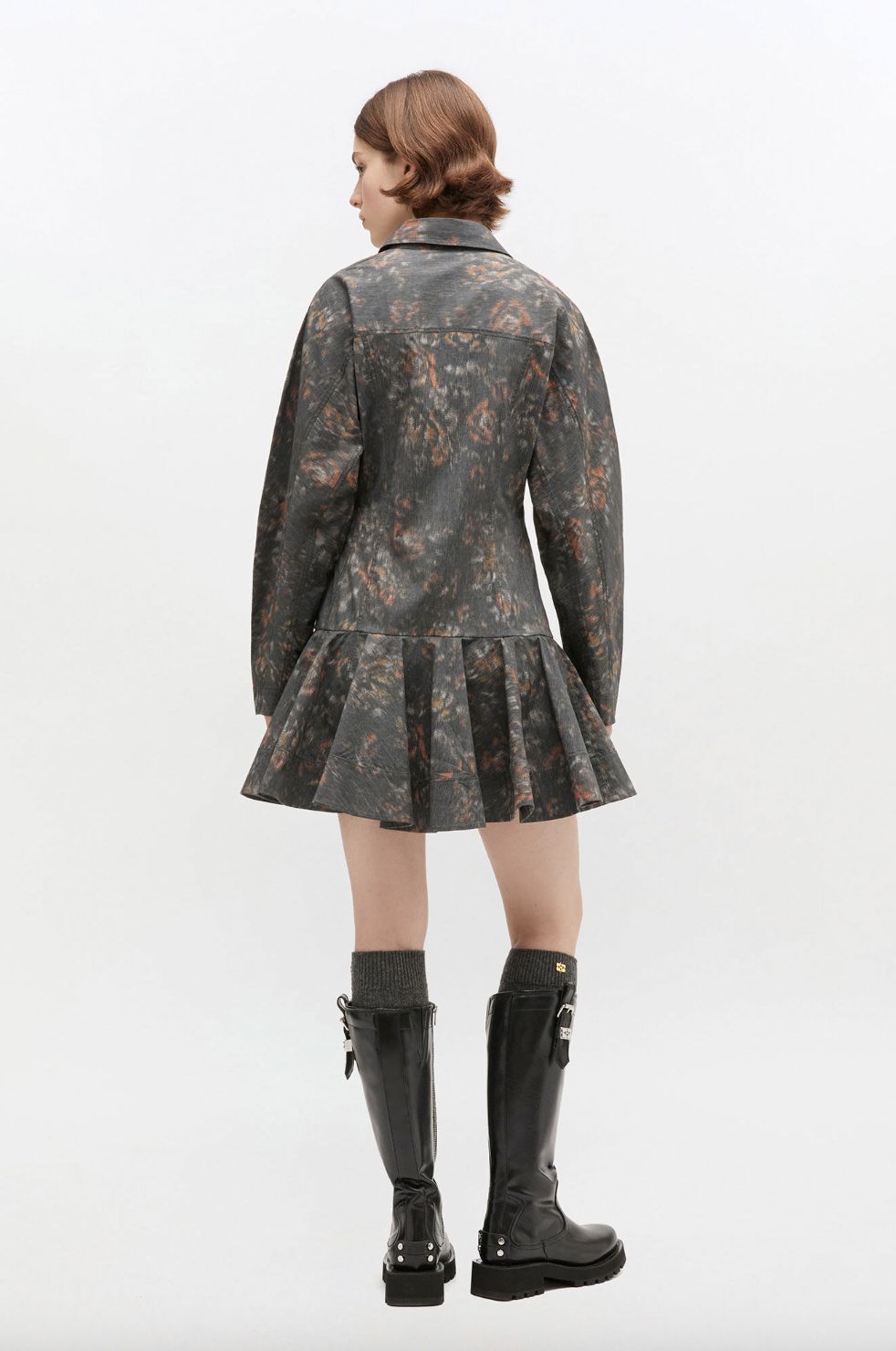Ganni Floral Shirt Dress