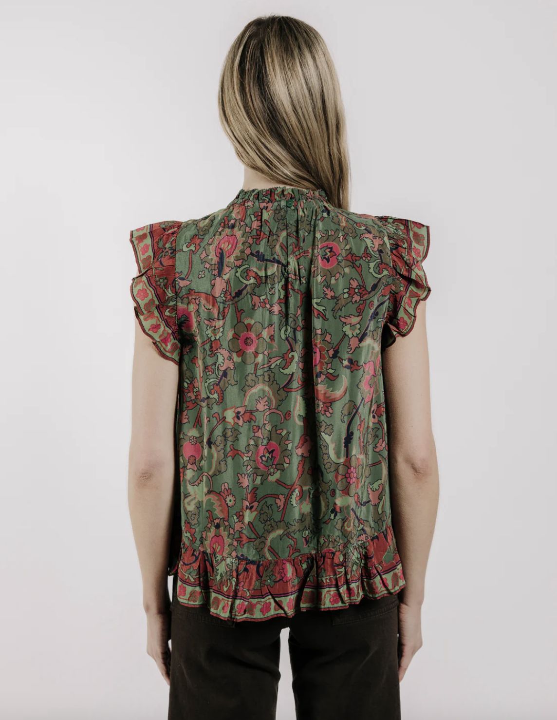 Love the Label Viola Top in Helena Print
