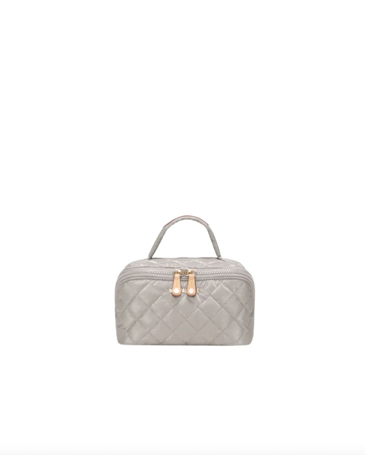 MZ Wallace Metro Accordion Cosmetic Bag in Sable Pearl Metallic
