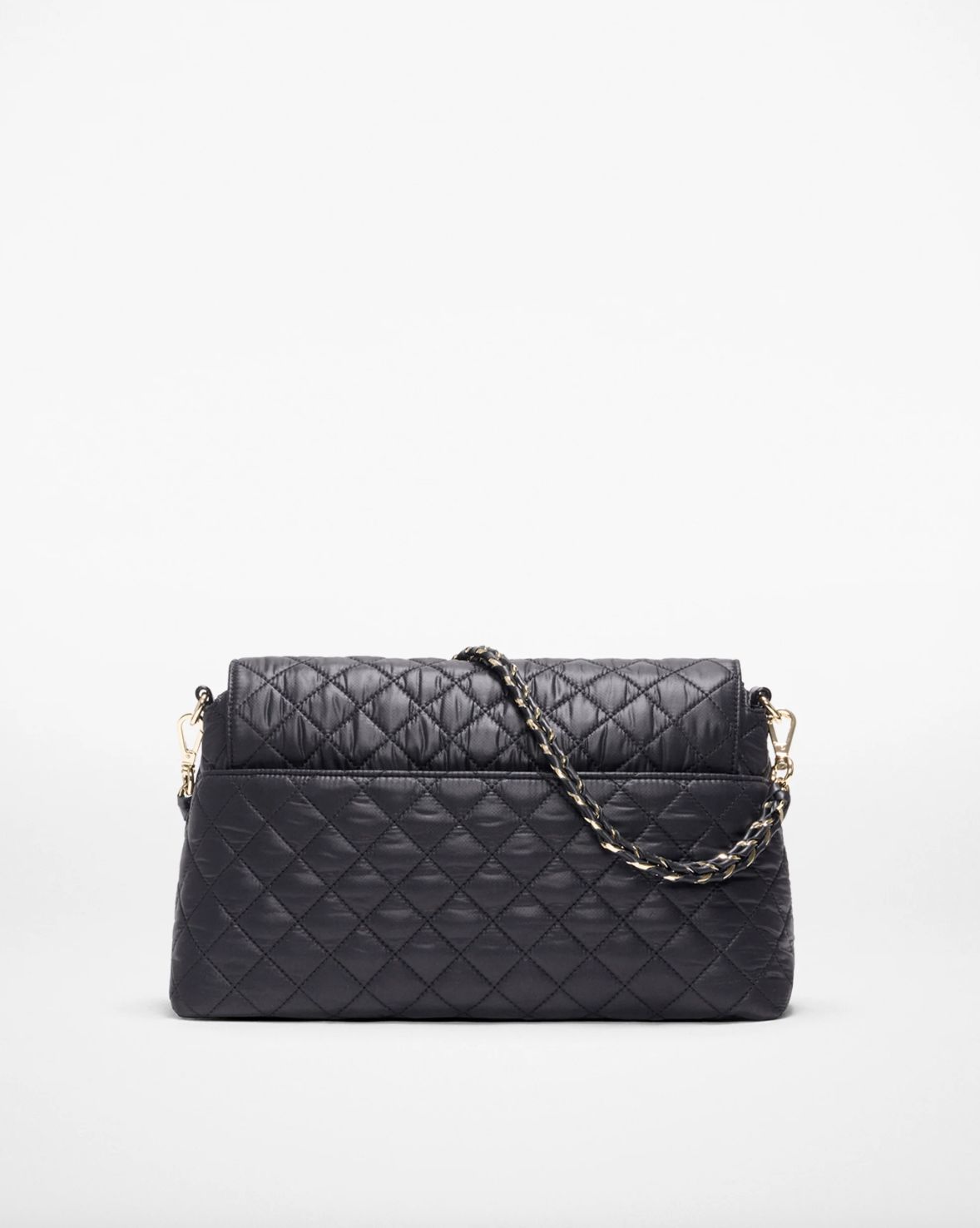 MZ Wallace Crosby Lock Shoulder Bag in Black