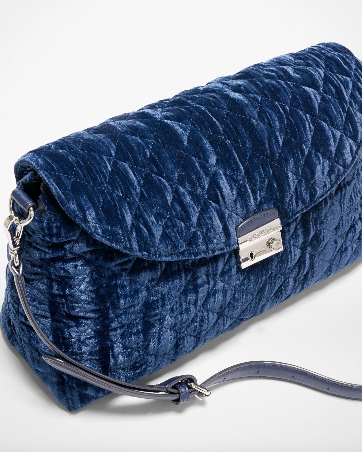 MZ Wallace Crosby Lock Shoulder Bag in Midnight Velvet MZ Wallace Crosby Lock Shoulder Bag in Midnight Velvet