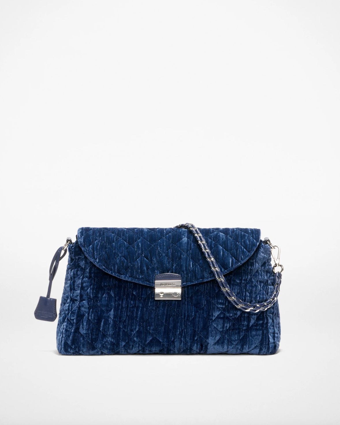 MZ Wallace Crosby Lock Shoulder Bag in Midnight Velvet MZ Wallace Crosby Lock Shoulder Bag in Midnight Velvet