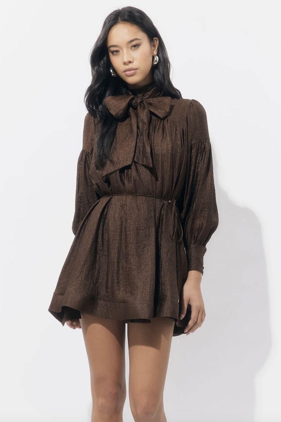 Adelyn Rae Daphne Bow Mini Dress