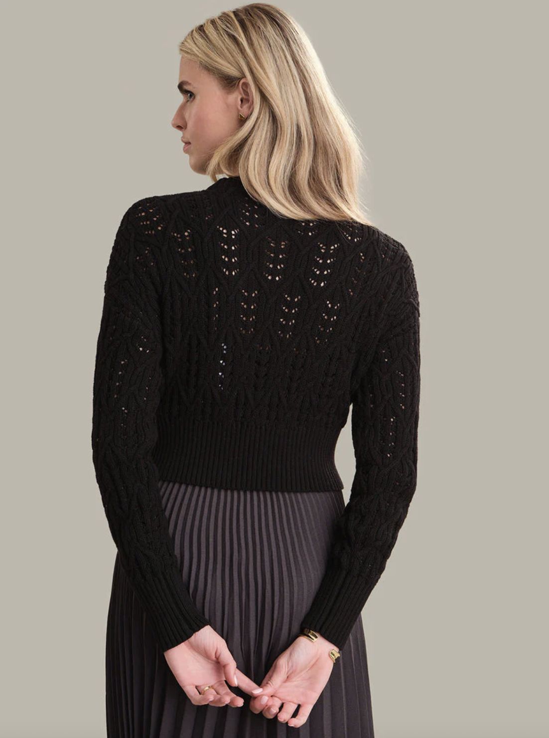 525 America Amara Cropped Cardigan