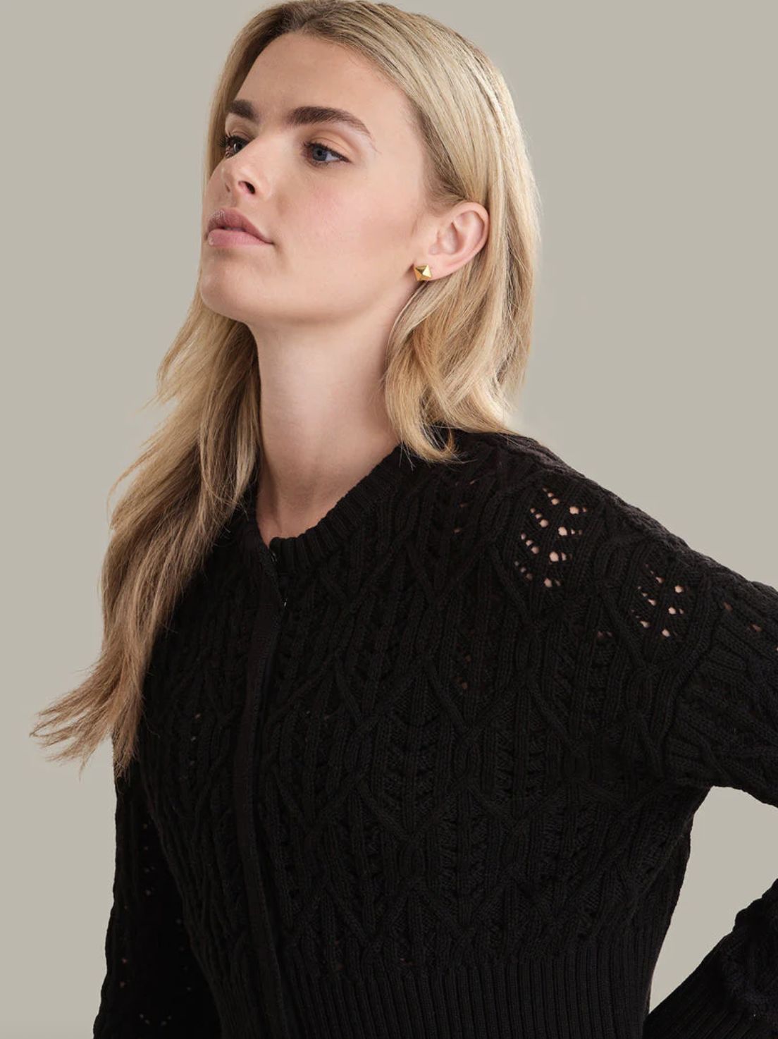 525 America Amara Cropped Cardigan