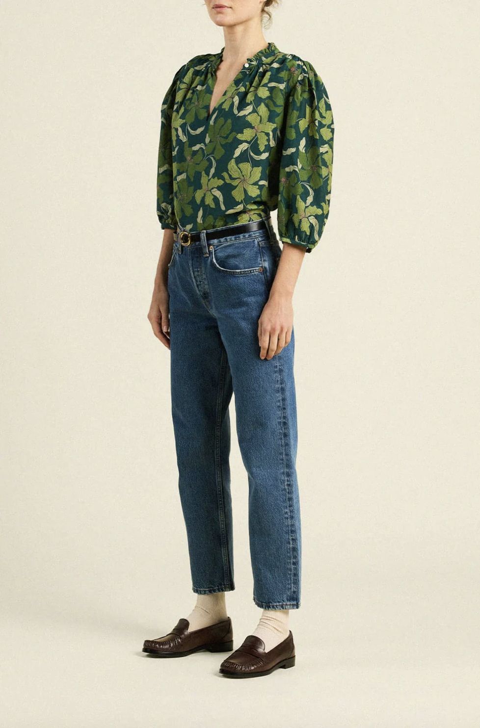 Trovata Orly Blouse - Green Canopy