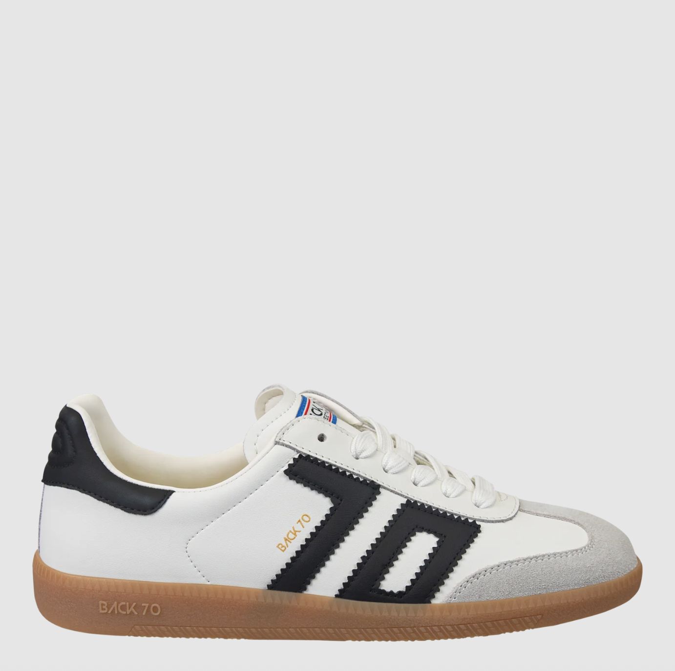 Back 70 Cloud Sneaker in White and Black