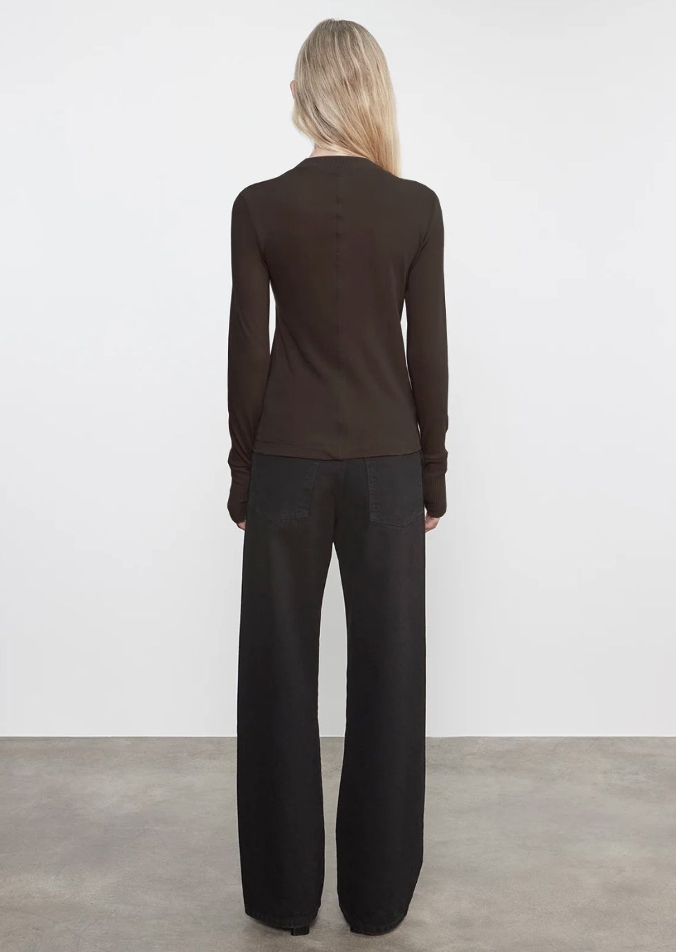 Enza Costa Cashmere Easy Cuff U Neck