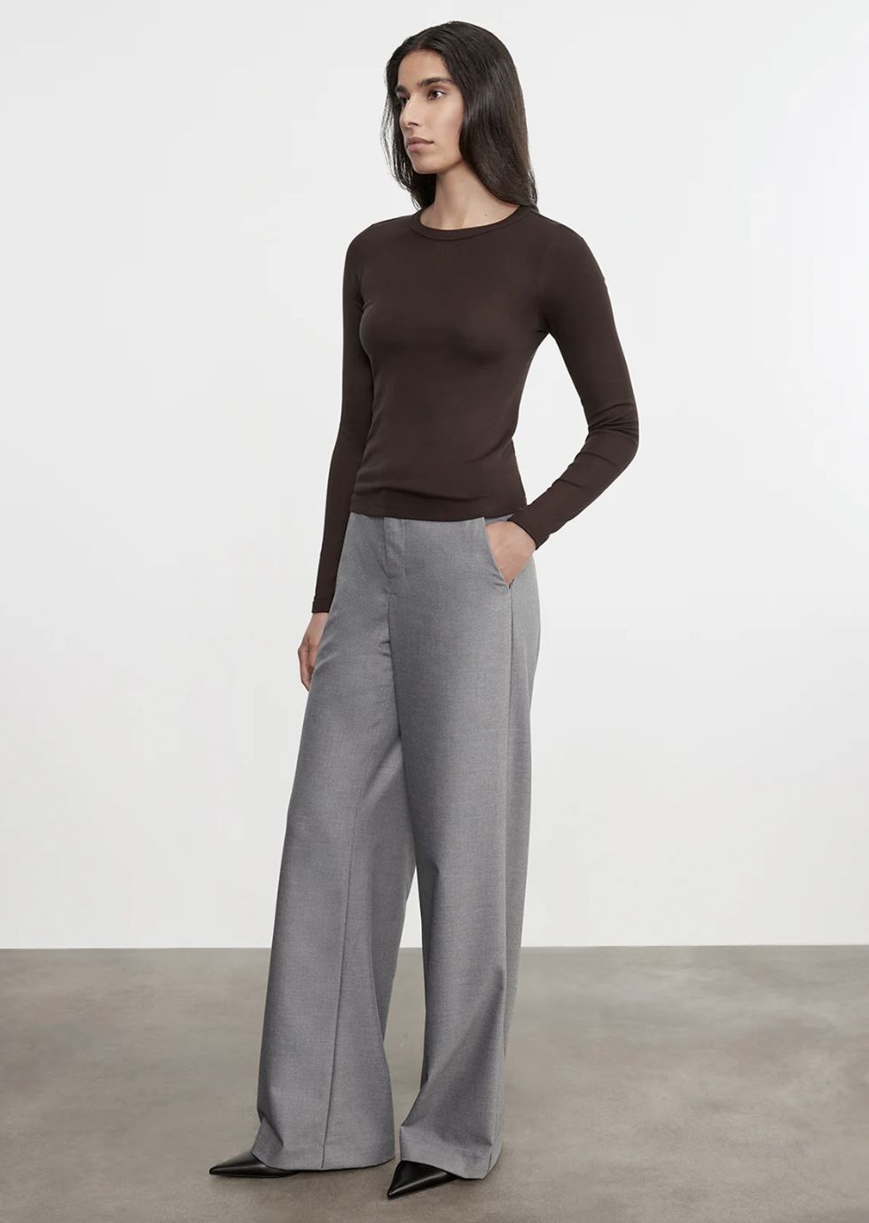 Enza Costa Supima Cotton Long Sleeve Tee