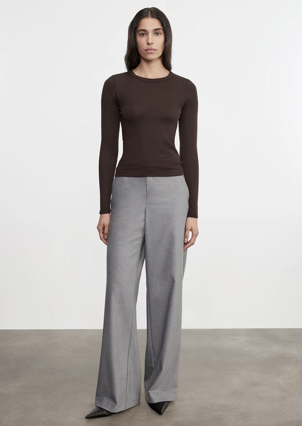 Enza Costa Supima Cotton Long Sleeve Tee