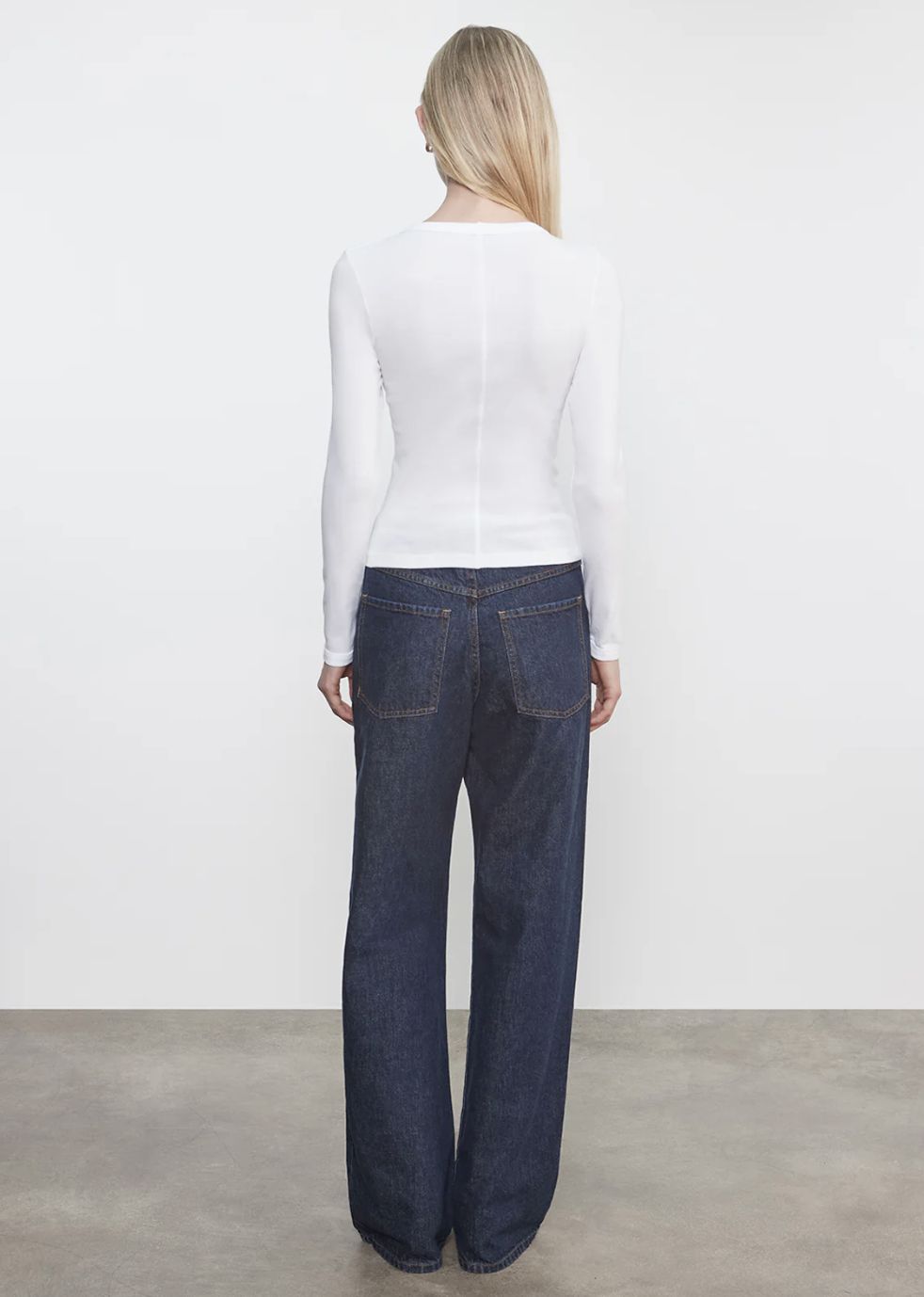 Enza Costa Supima Cotton Long Sleeve Tee