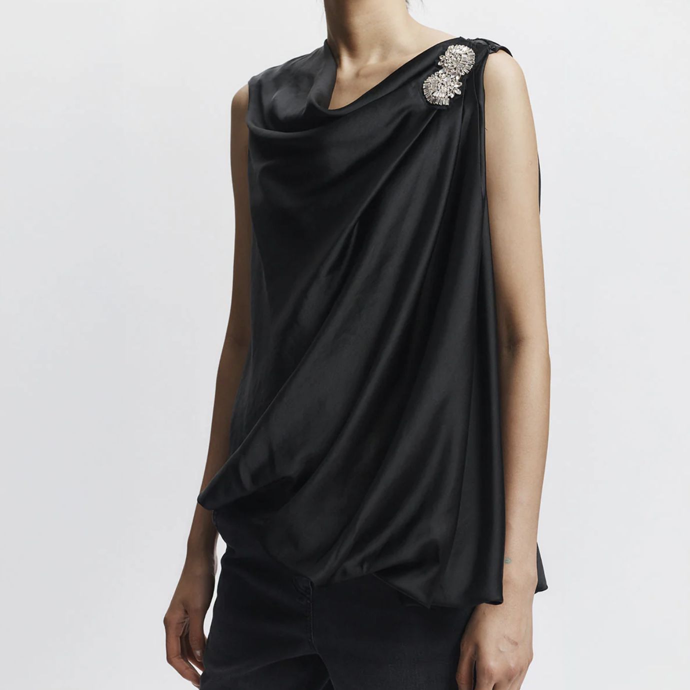 Saint Art Henrik Draped Blouse