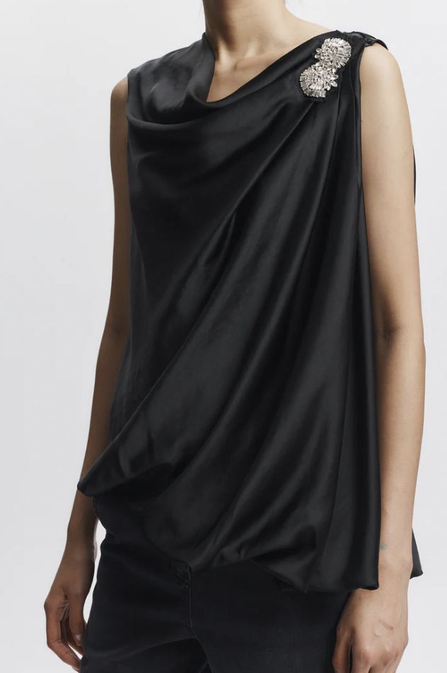Saint Art Henrik Draped Blouse