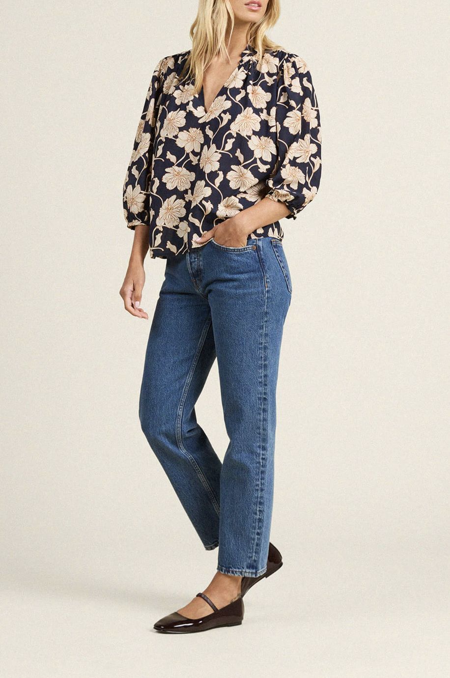 Trovata Orly Floral Blouse