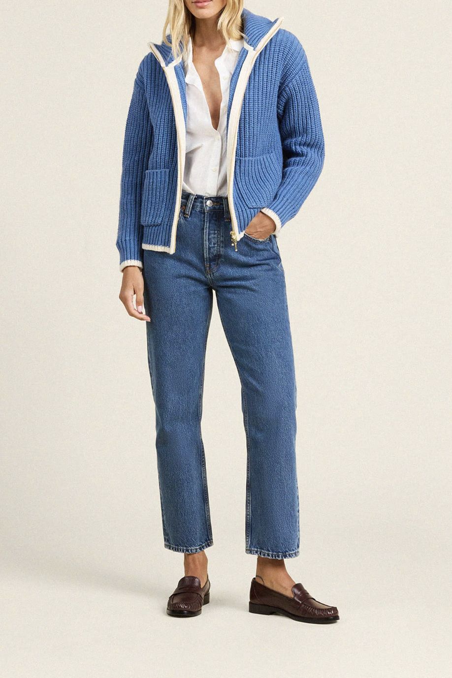 Trovata Zita Zip Cardigan