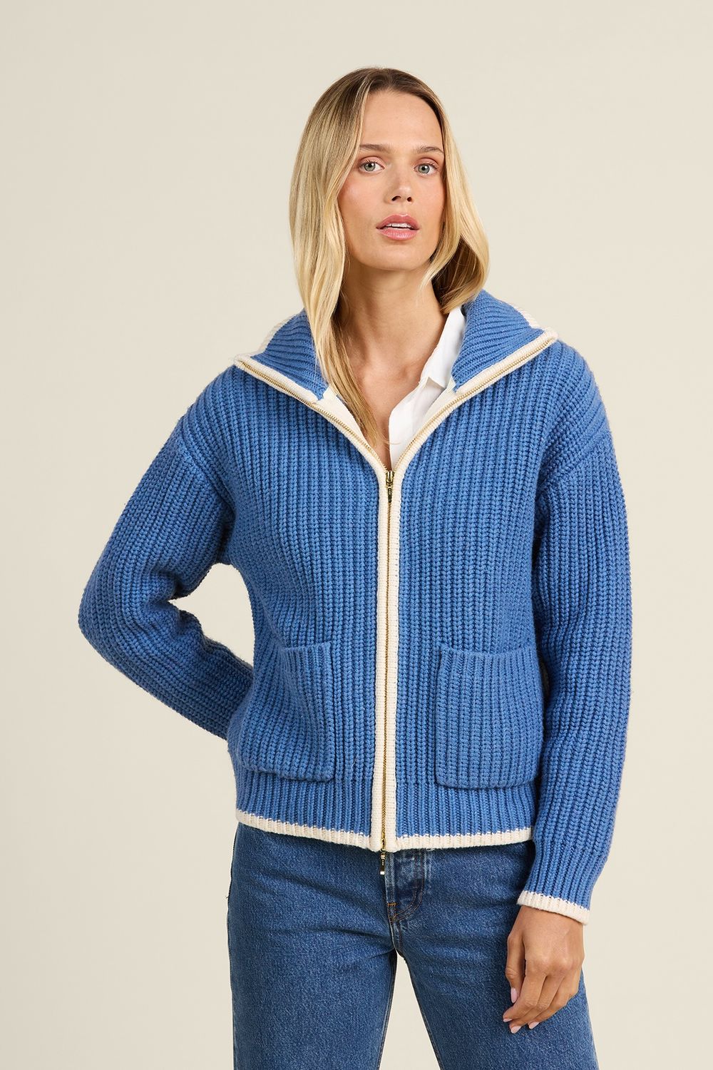 Trovata Zita Zip Cardigan