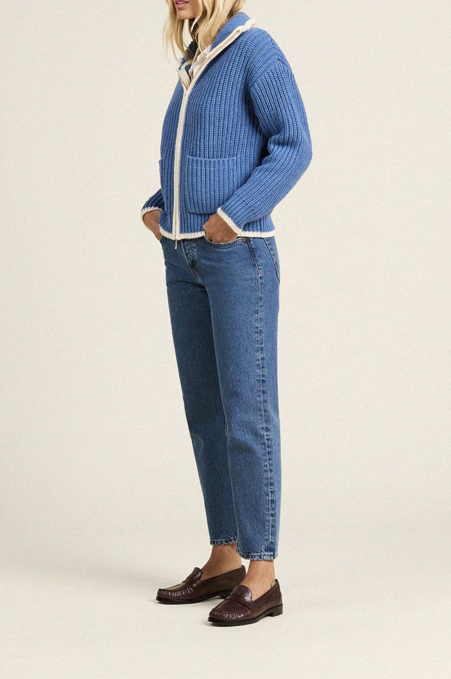 Trovata Zita Zip Cardigan