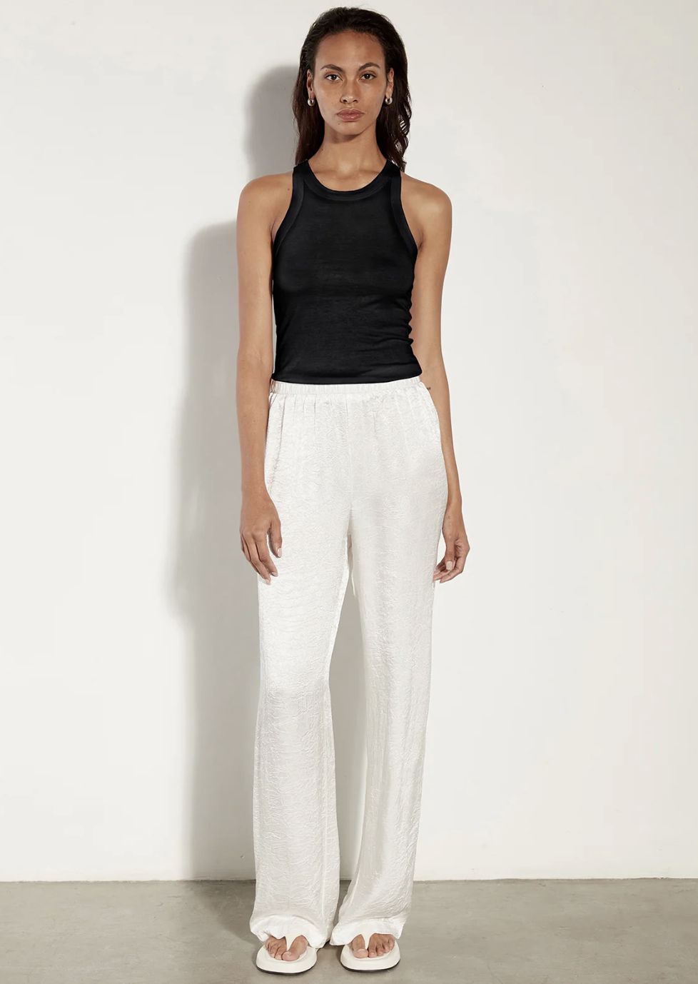 Enza Costa Supima Cotton Bold Sheath Tank