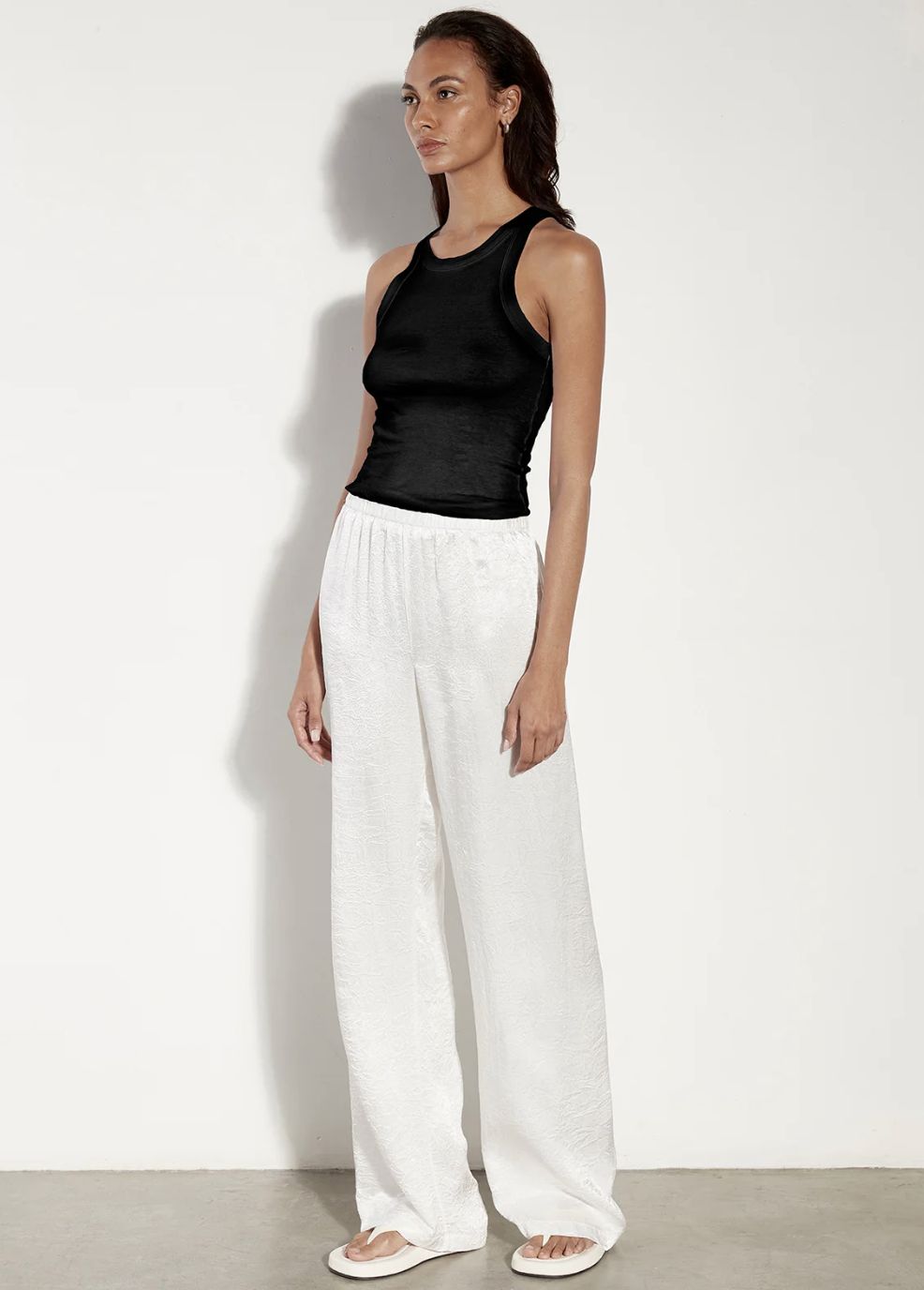 Enza Costa Supima Cotton Bold Sheath Tank