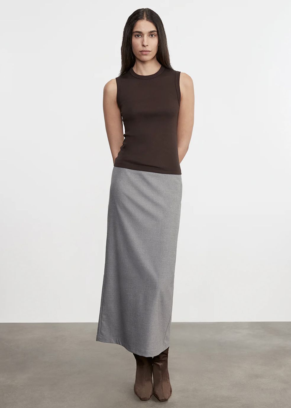 Enza Costa Supima Cotton Sleeveless Tank