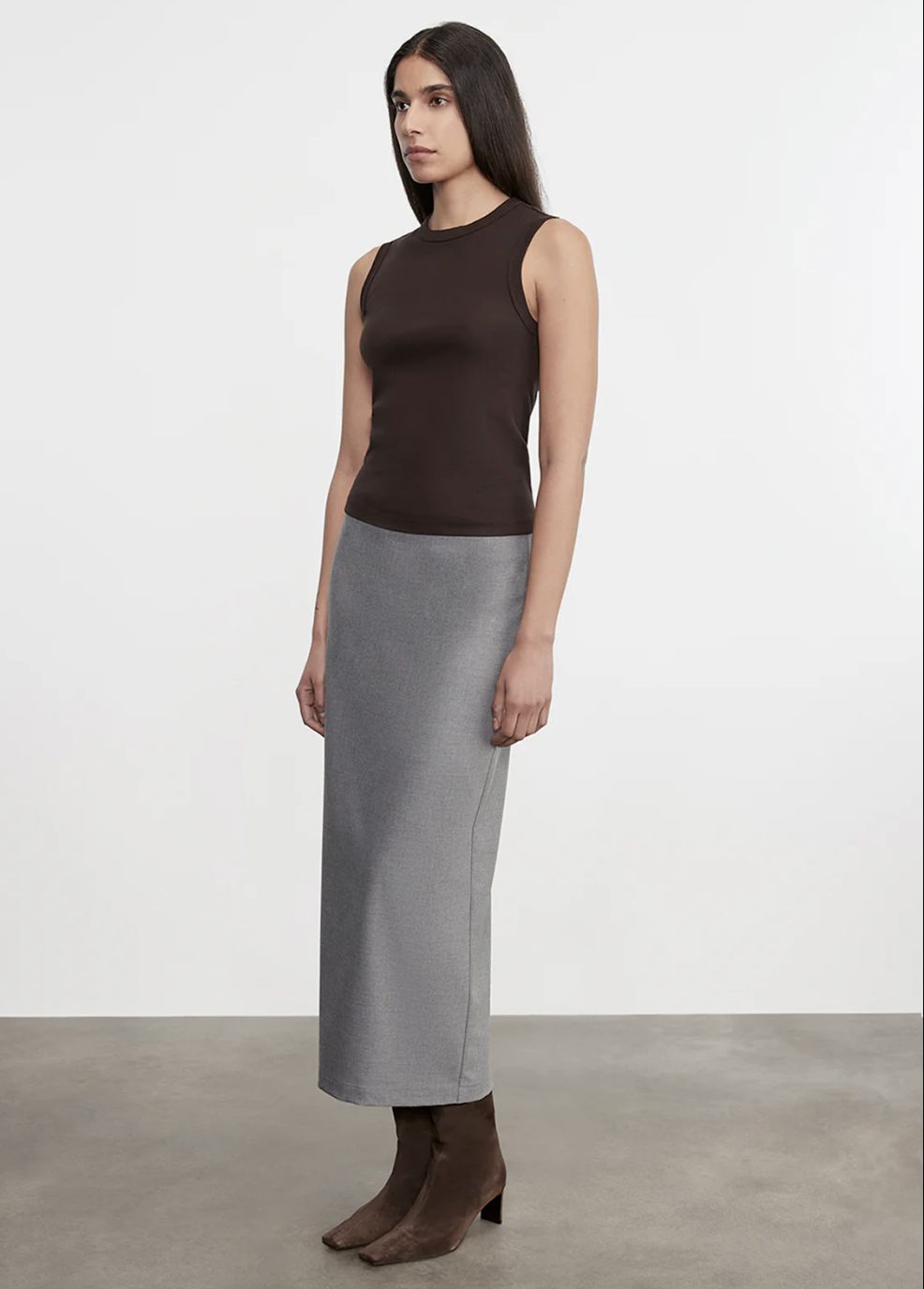 Enza Costa Supima Cotton Sleeveless Tank