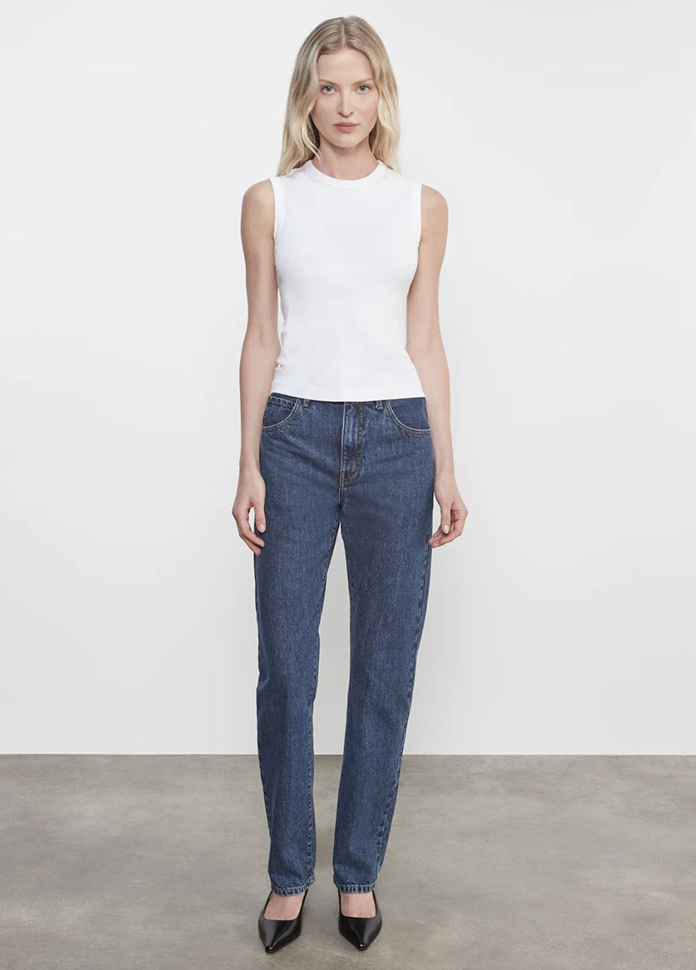 Enza Costa Supima Cotton Sleeveless Tank