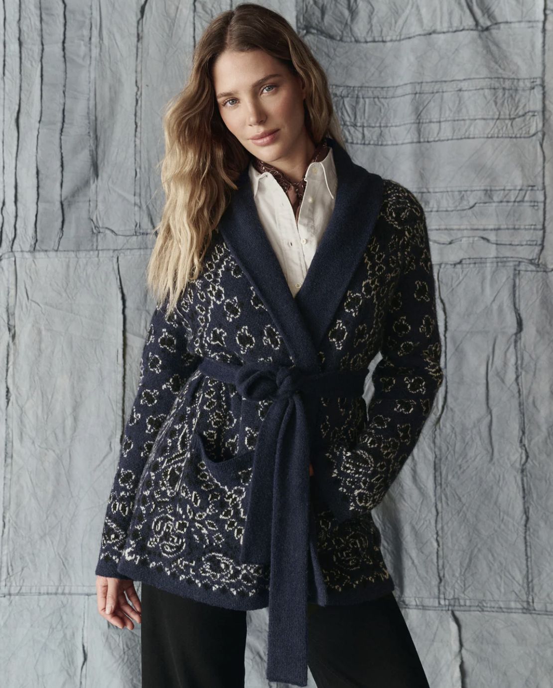 The Great Bandana Riding Cardigan