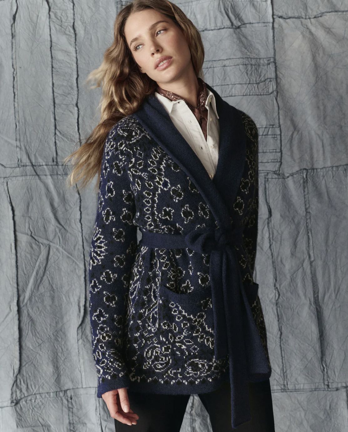 The Great Bandana Riding Cardigan