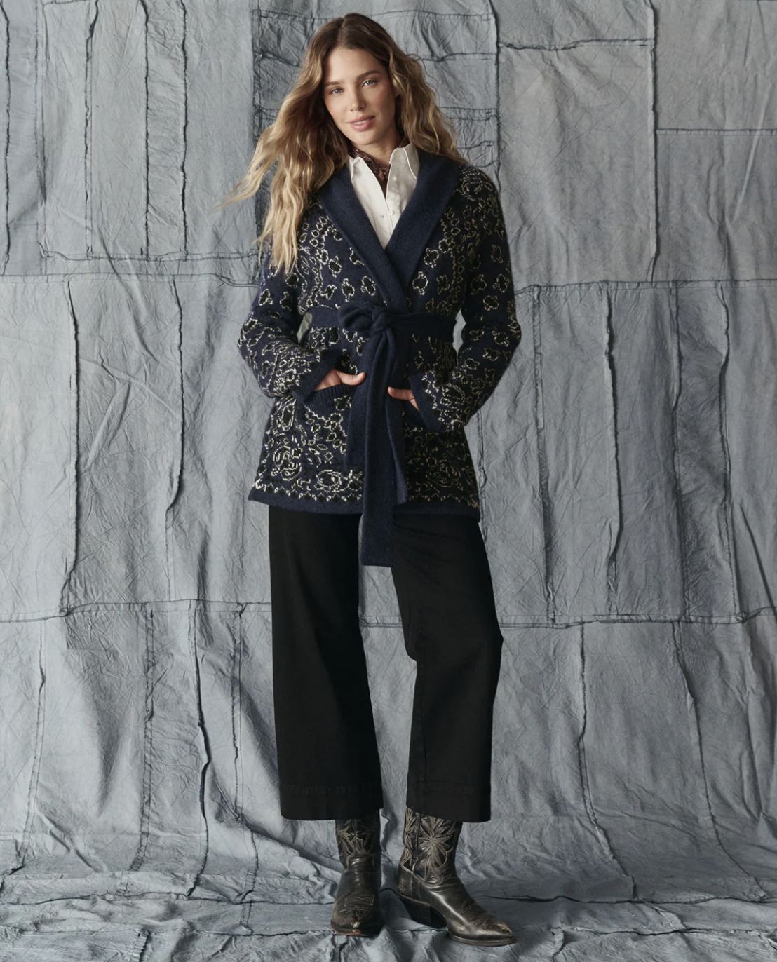 The Great Bandana Riding Cardigan