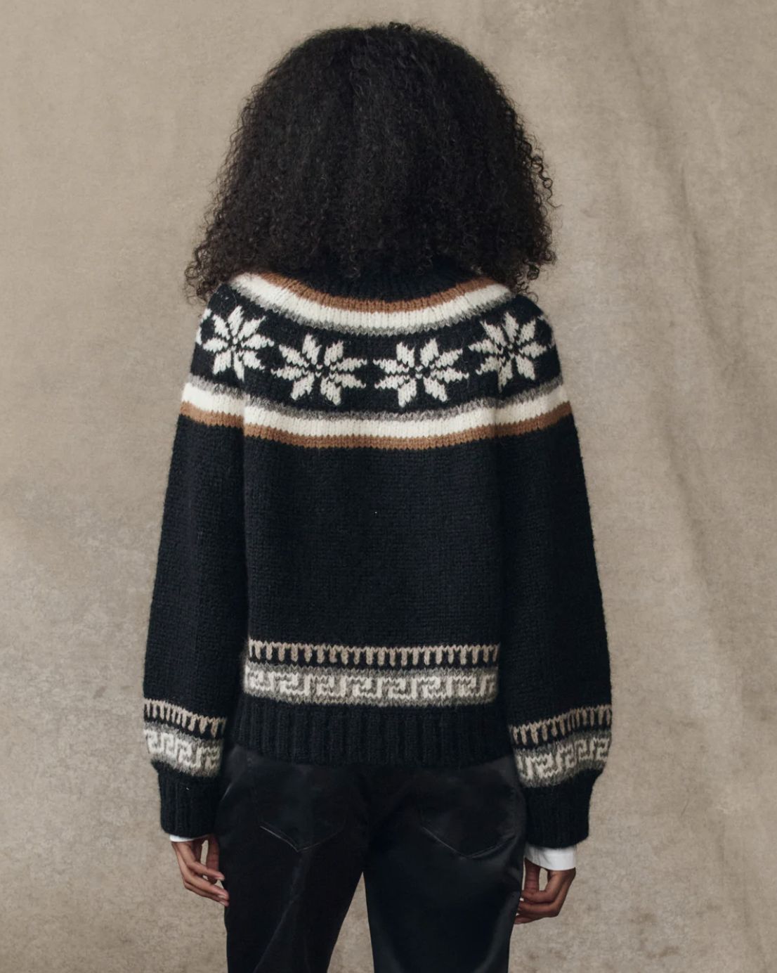 The Great Snowflake Ice Rink Cardigan