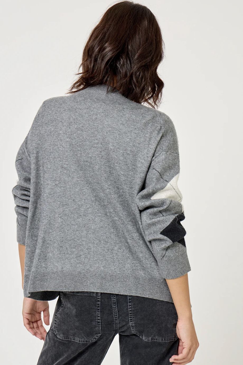 Five Argyle Cardigan