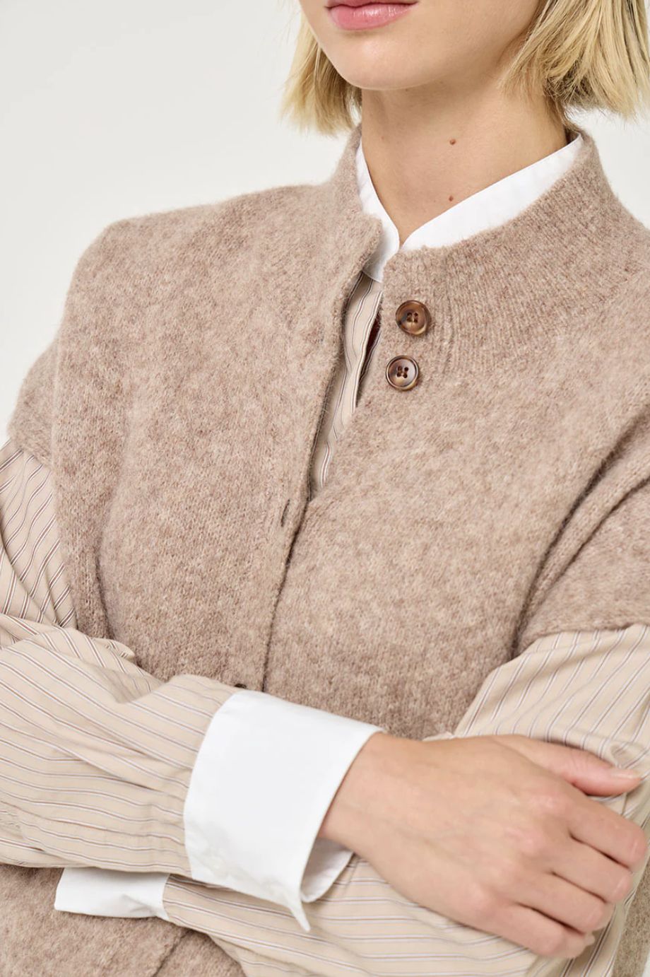 Five Button Front Vest